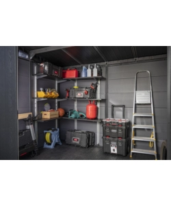 Kit scaffalatura per casette keter "shelving kit 100" in metallo 97x30 cm